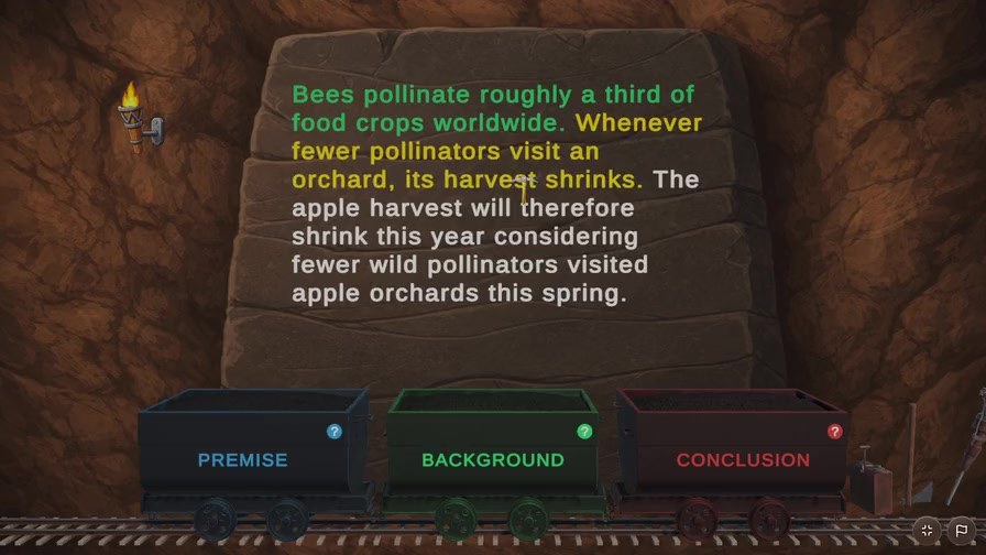 Mines of Argumentia gameplay screenshot
